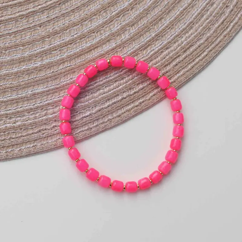 widaro armband neon roze