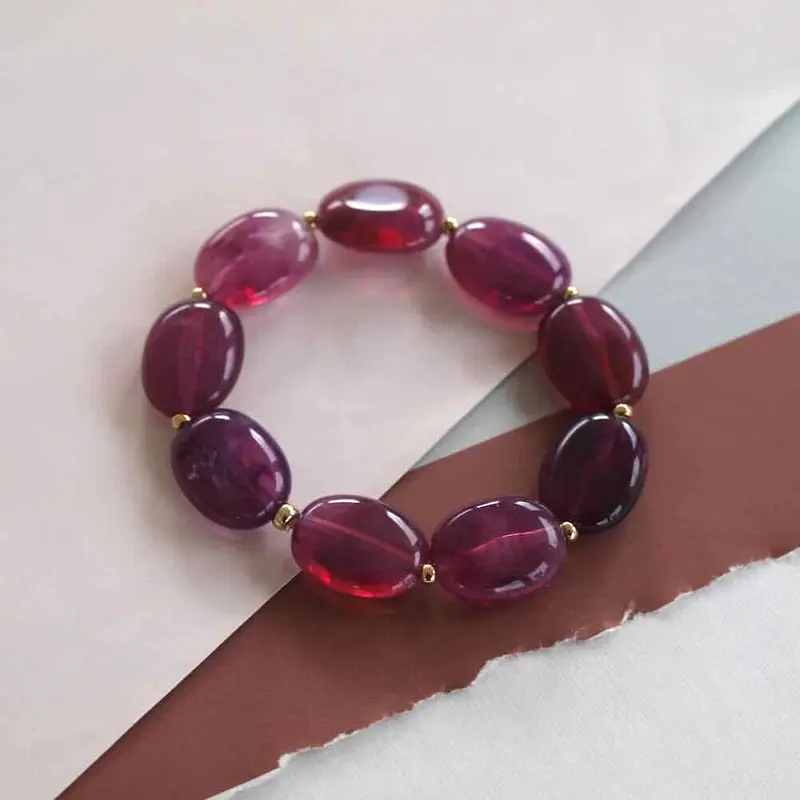 widaro armband oval aubergine purple