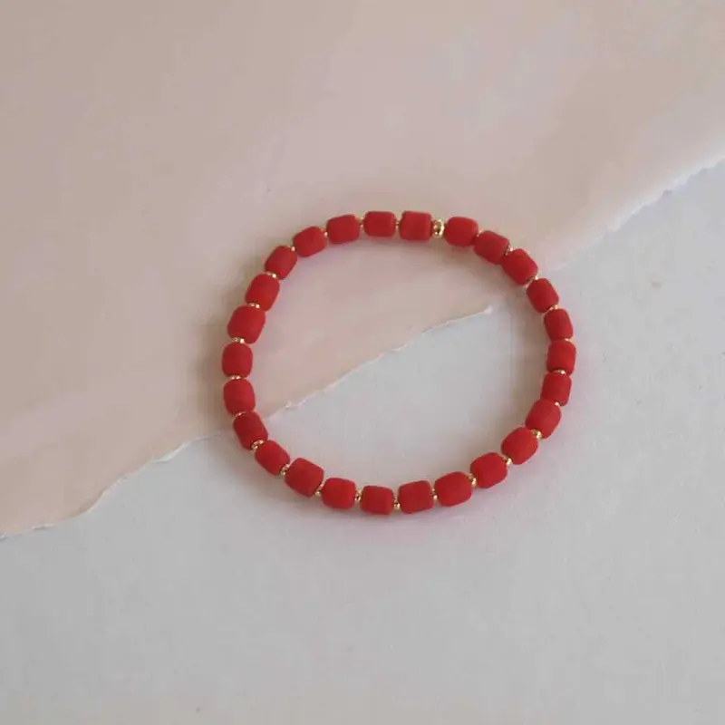 widaro armband red pretty beads
