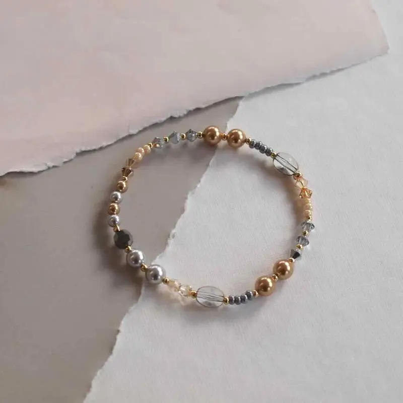 widaro armband sparkling pearls