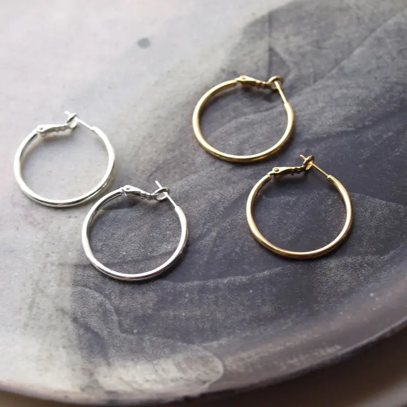 widaro creolen goud/zilver 30mm