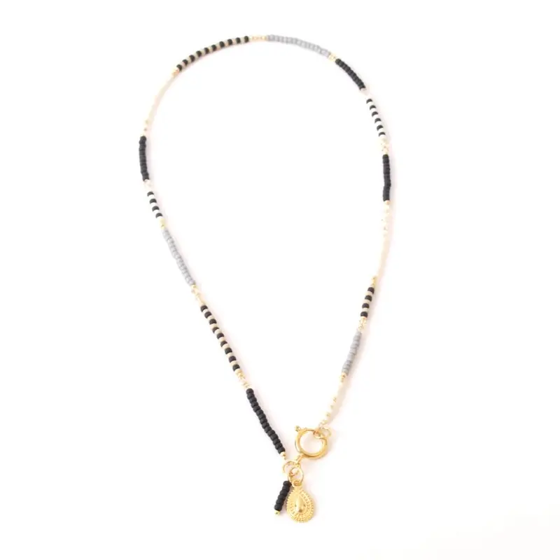 widaro halflange ketting black