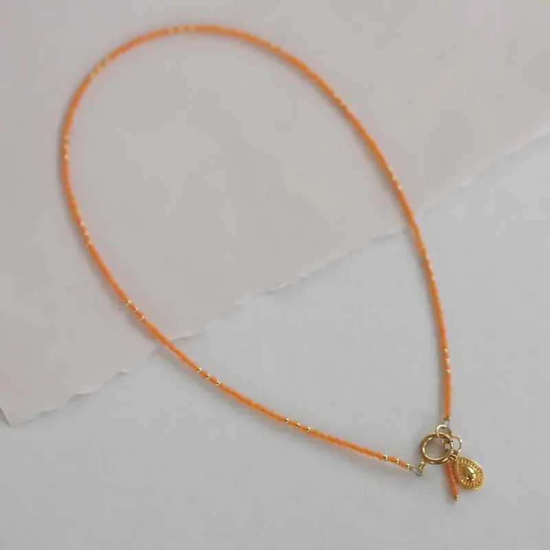 widaro halflange ketting mat orange