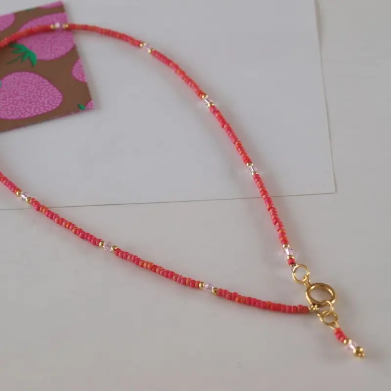 widaro halflange ketting red vermilion