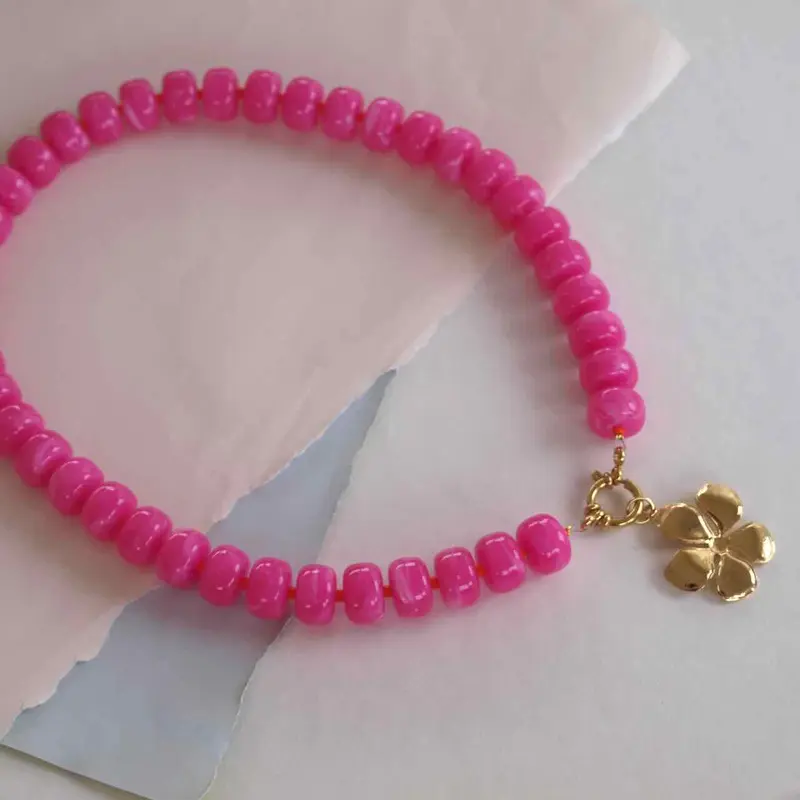 widaro ketting big fuchsia