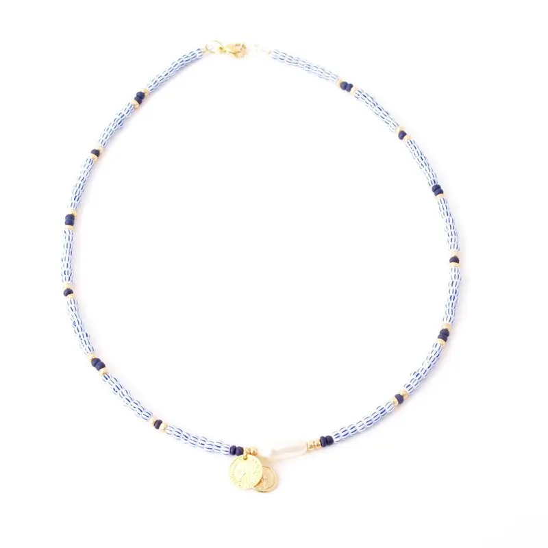 widaro ketting blue stripes