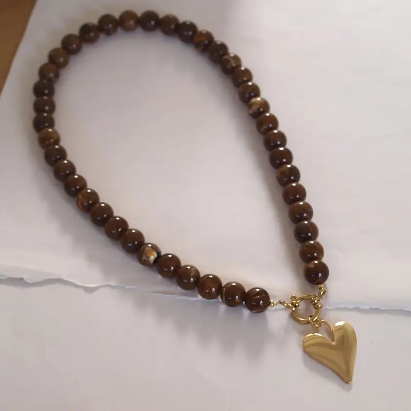 widaro ketting brown marmer