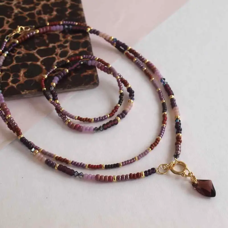 widaro ketting lots of purple (kies je ketting)