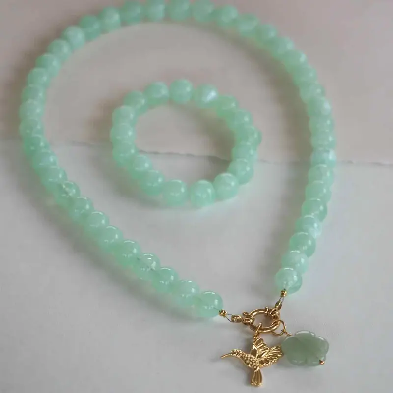 widaro ketting mint marble