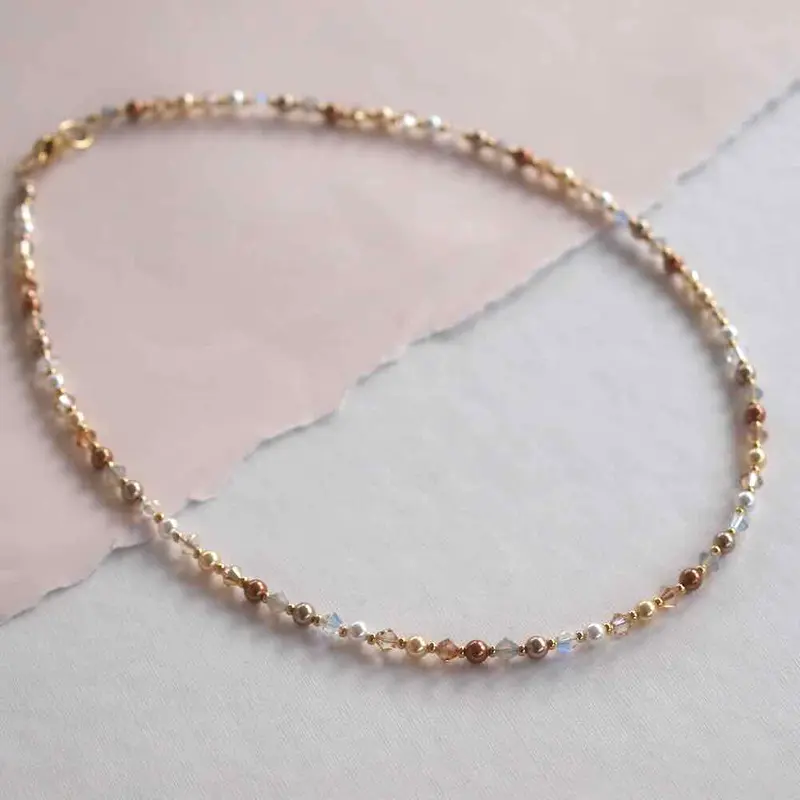 widaro ketting mix beige brown