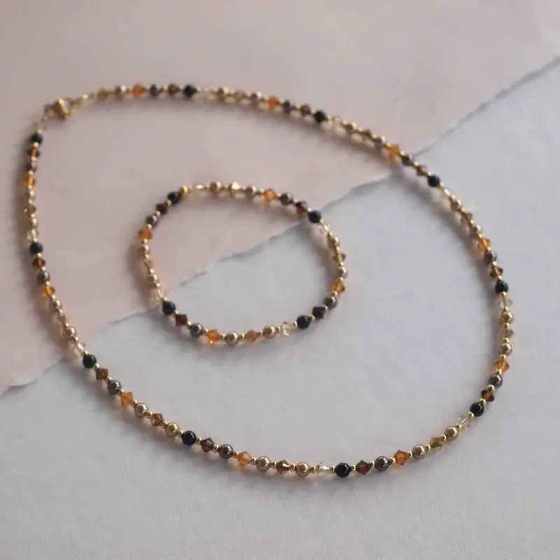 widaro ketting mix black brown