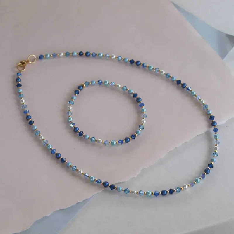 widaro ketting mix blue colours