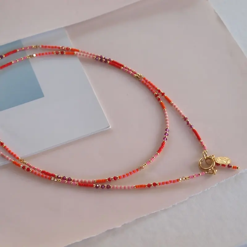 widaro ketting mix red pink