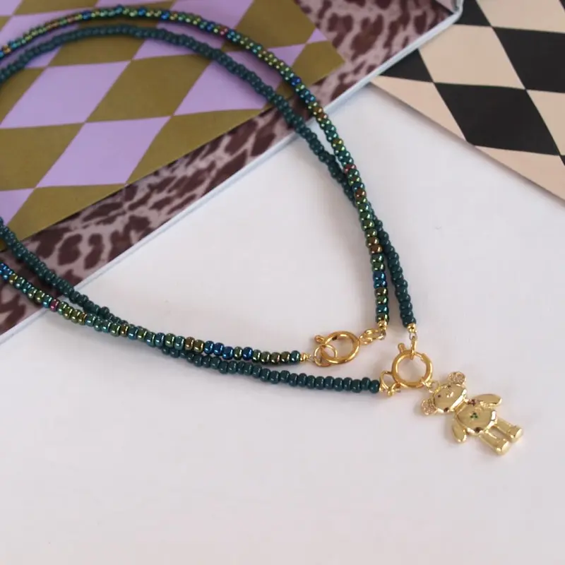 widaro ketting oil green/ dark green (kies je kleur)