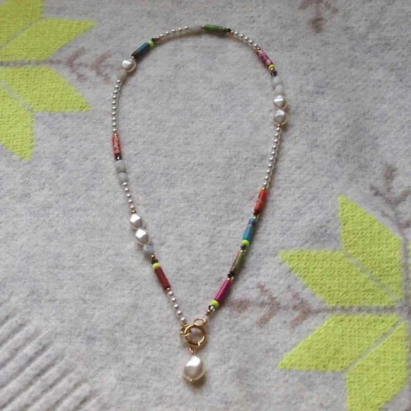 widaro ketting pearls and beads