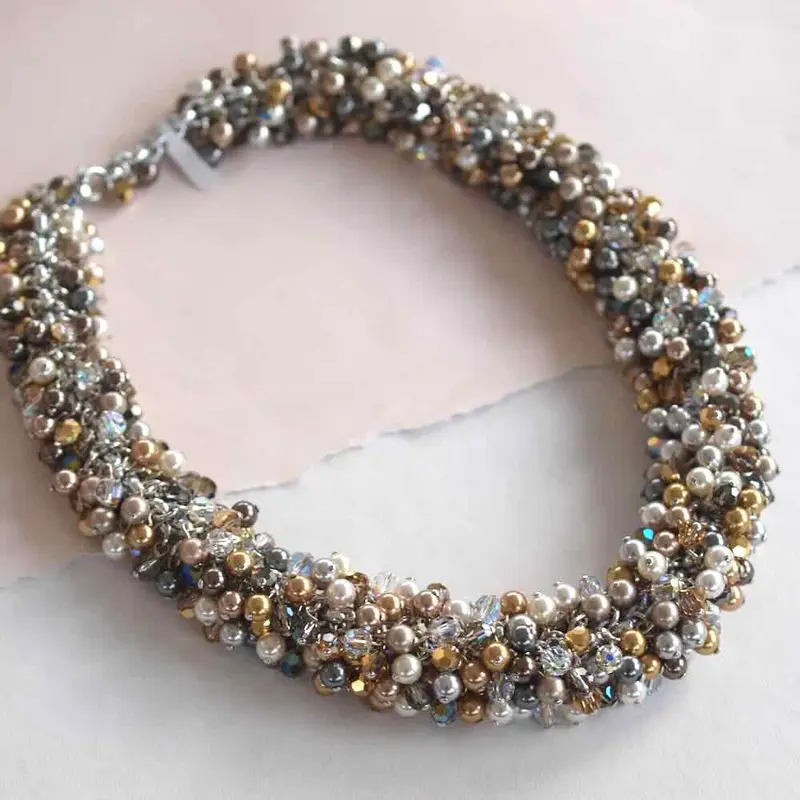 widaro ketting pearls and sparkle