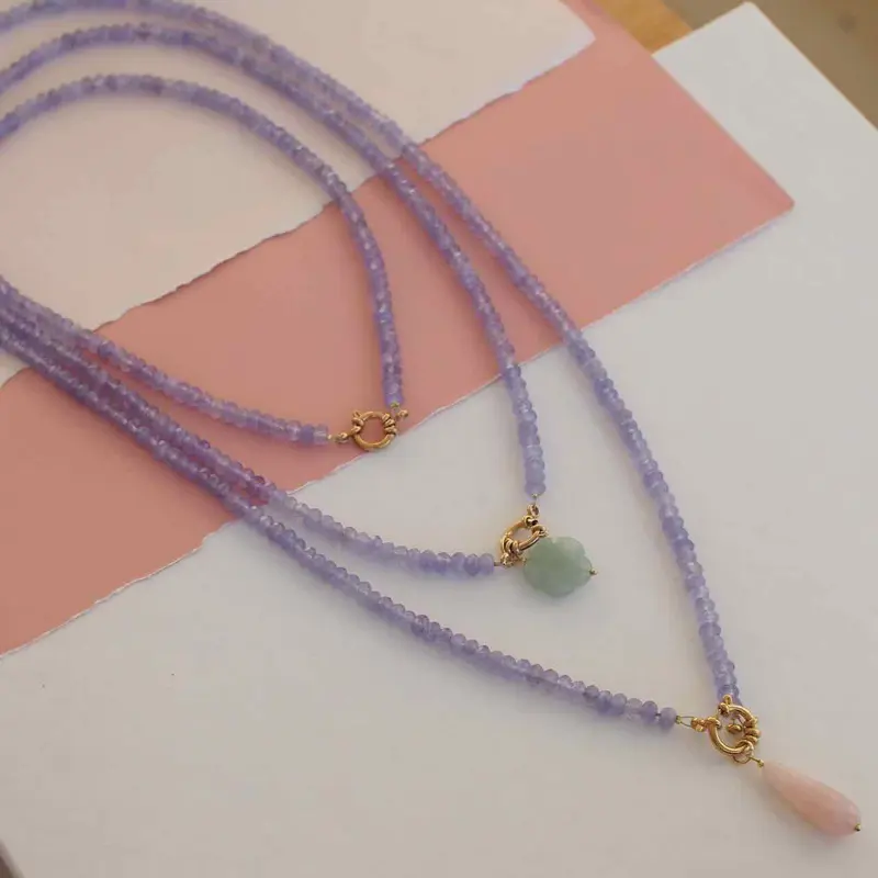 widaro ketting purple agate (kies je lengte)