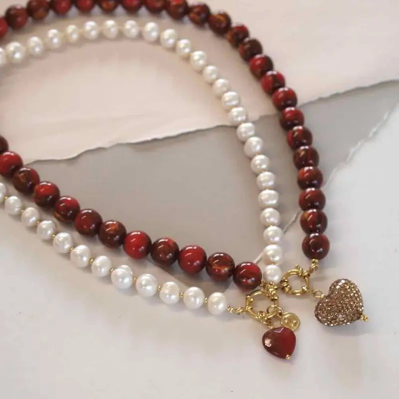 widaro ketting red brown