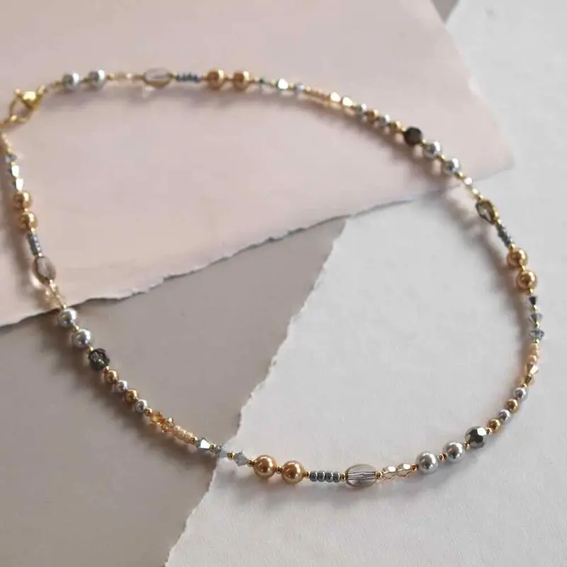 widaro ketting sparkling pearls