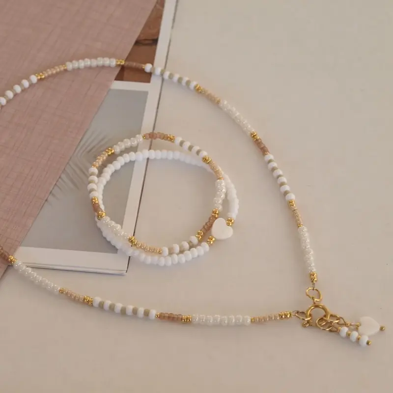 Widaro ketting white tones