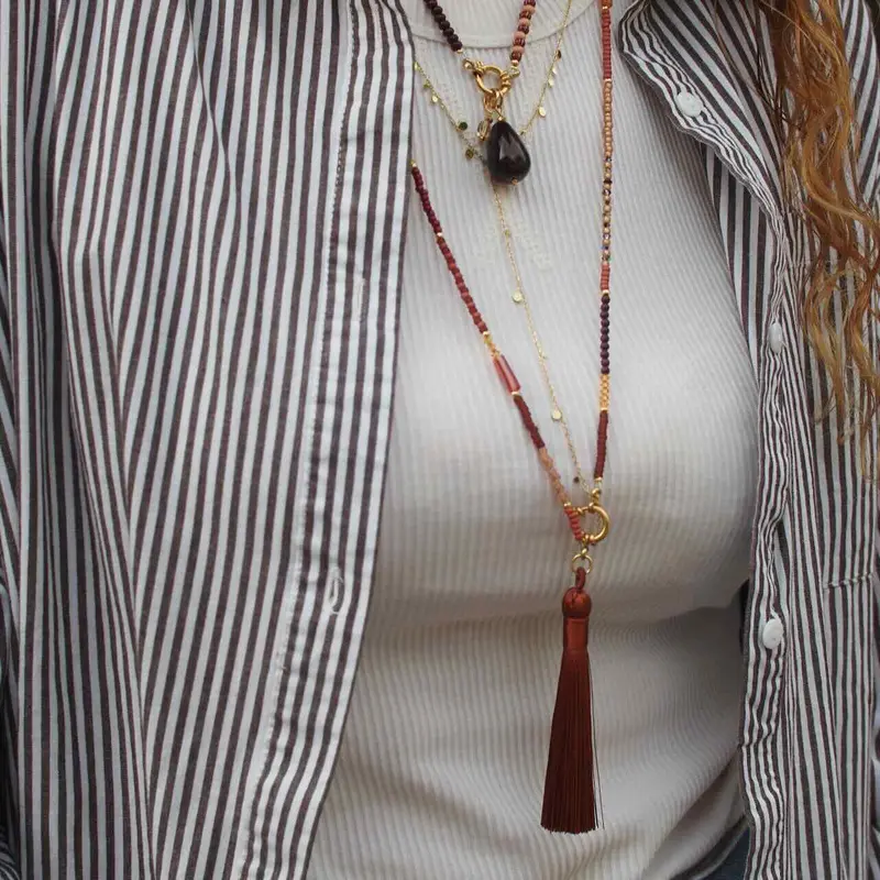 widaro lange ketting purple rusty special