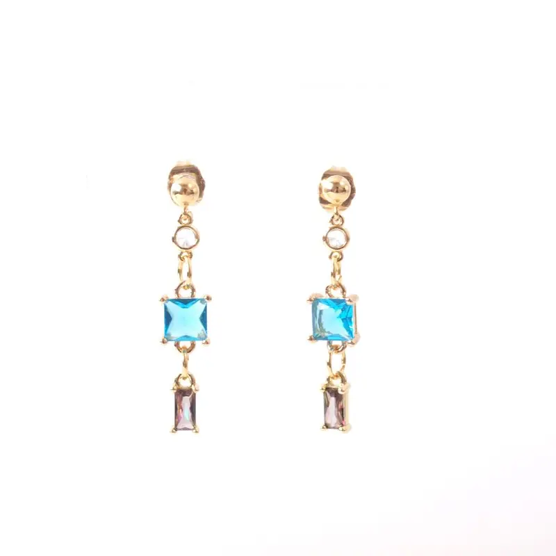 widaro oorbellen blue stones