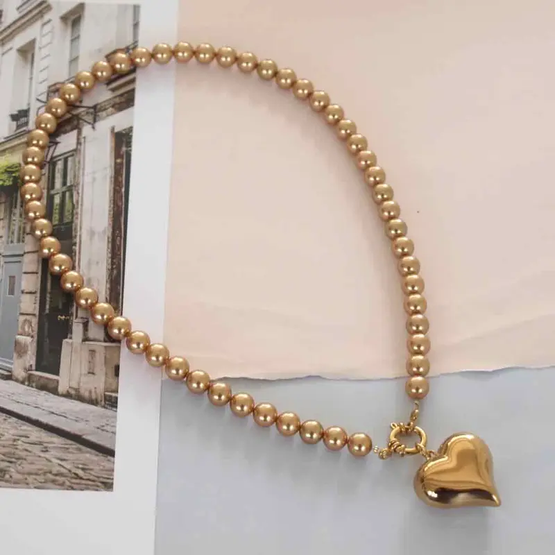 widaro parelketting gold 8mm