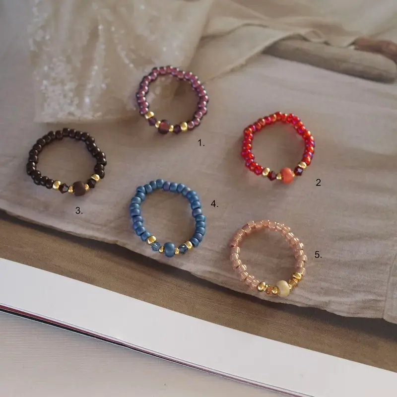widaro ring beads colours (kies je kleur)