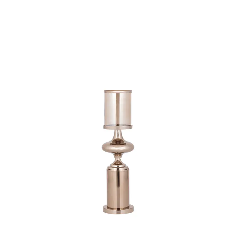 Windlicht Rodire RVS Brons Ø11cm x H41cm PTMD
