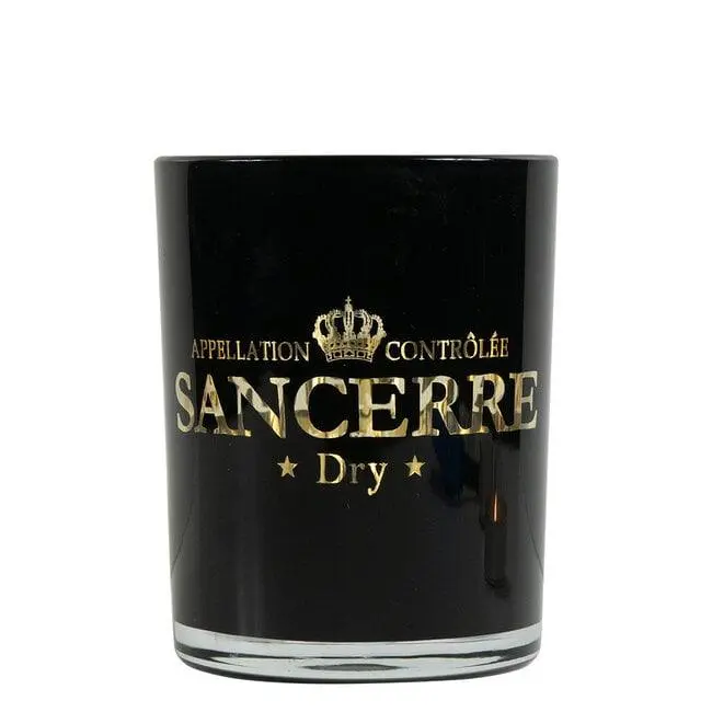 Windlicht Wijn Sancerre Zwart Medium 12cm