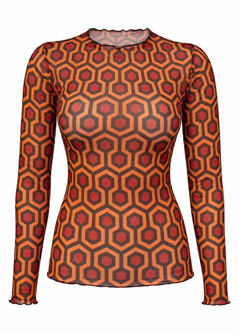 Witchwood Overlook Mesh Top Orange