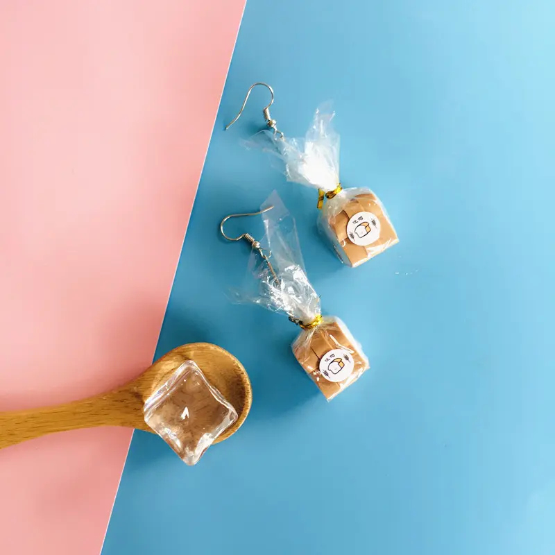 Wrapped Sliced Bread Earrings