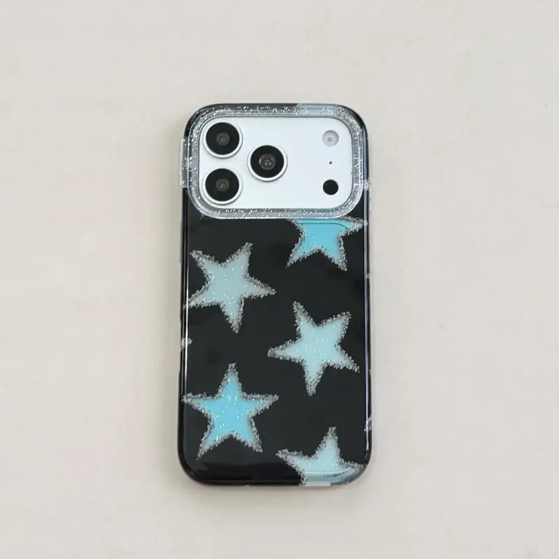 y2k Glitter Star iPhone Case