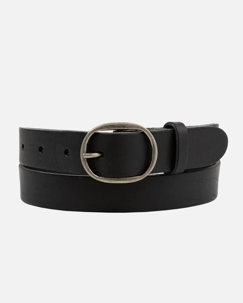 Yade │ Skinny Riem met kleine ovalen gesp