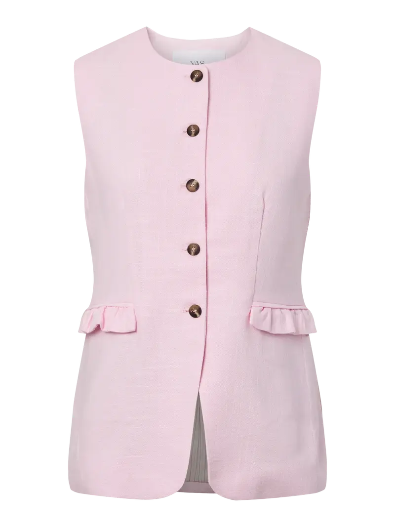 YAS Agana gilet pink lady