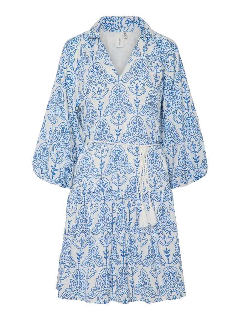YAS Cinni midi dress star white cinni
