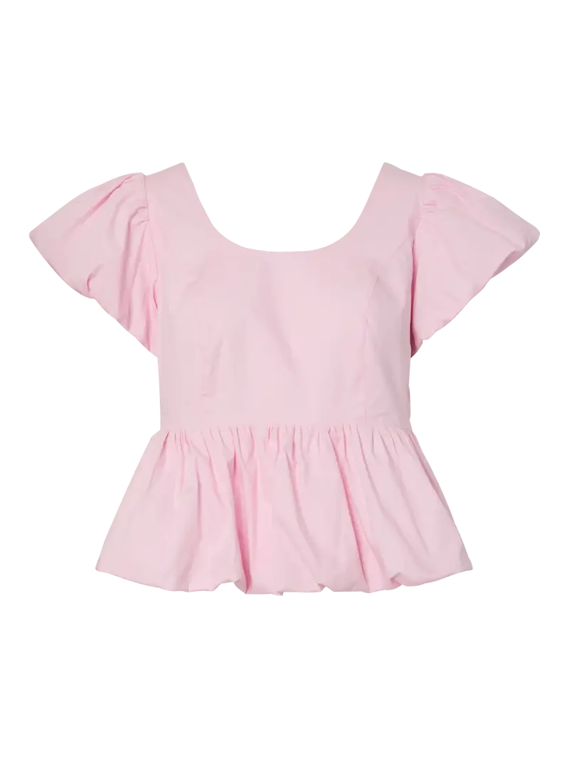 YAS Nille bubble top pink lady