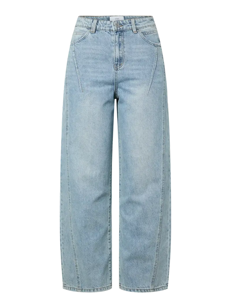 Yas Sky barrel jeans blue