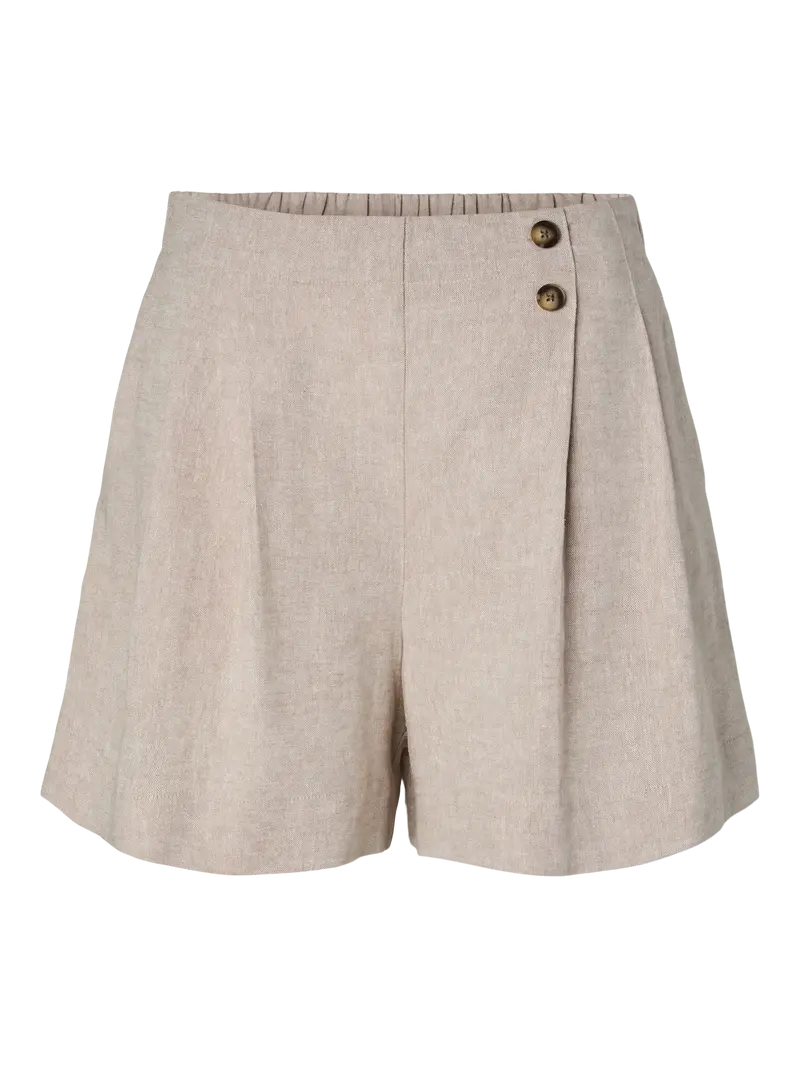 YAS Usuma linnen short white pepper