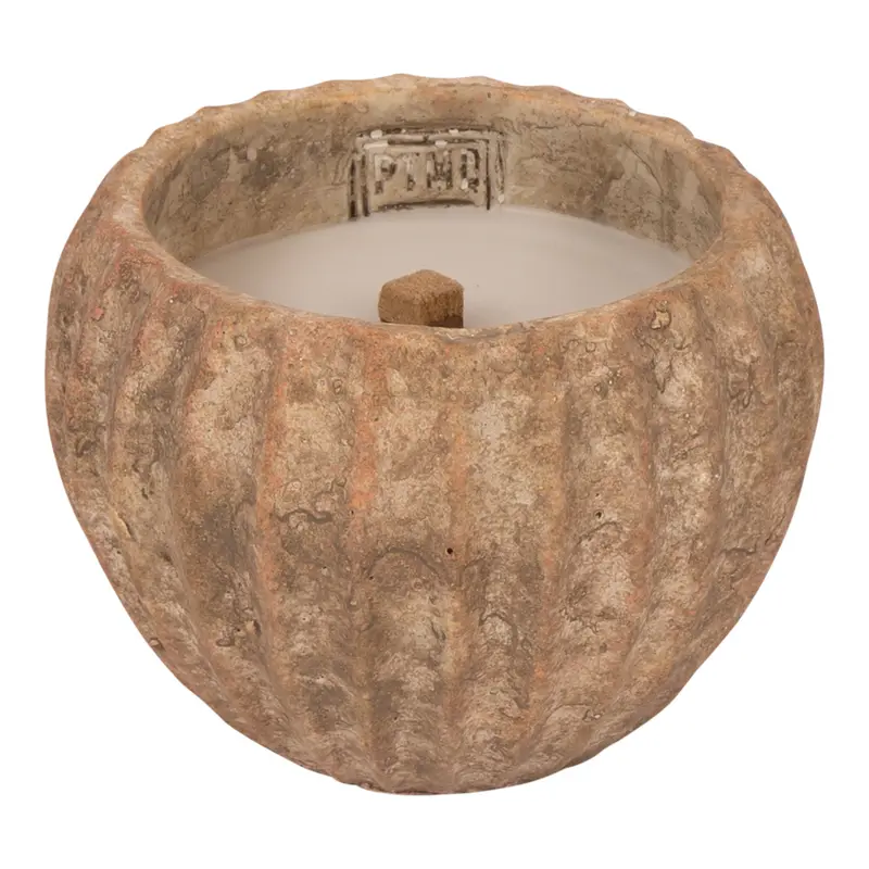 Yasmeene Cement Buitenkaars Bruin Ø16cm PTMD