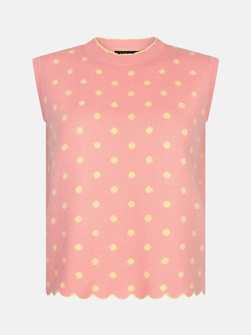 Ydence Knitted top Norah Peach yellow