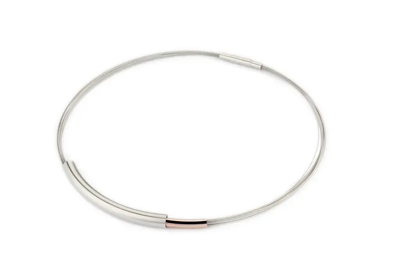 Yo Design ketting tube rosé