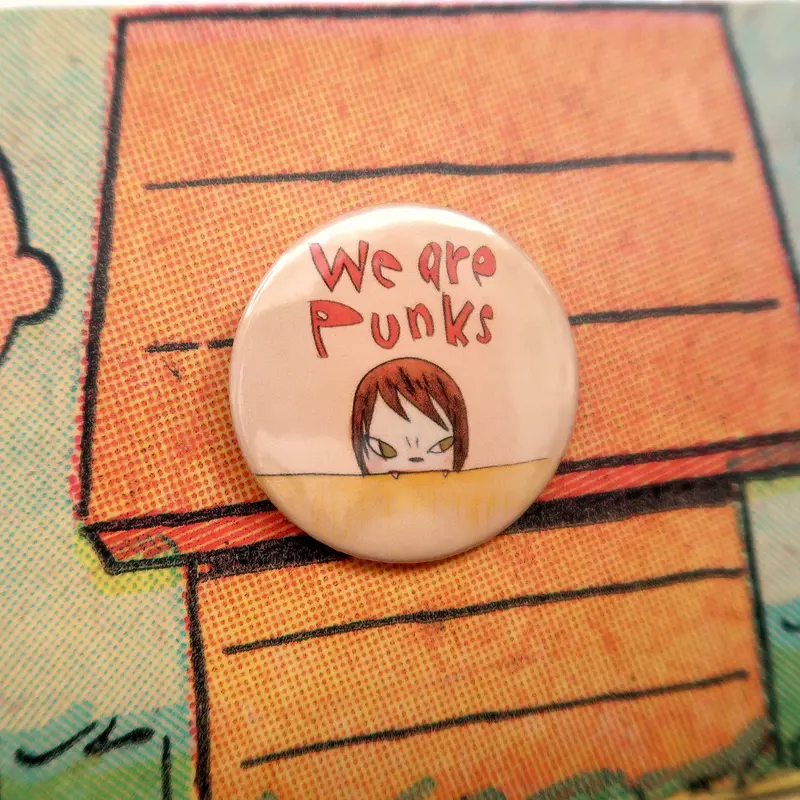 Yoshitomo Nara 44MM Pin Can Badge Button
