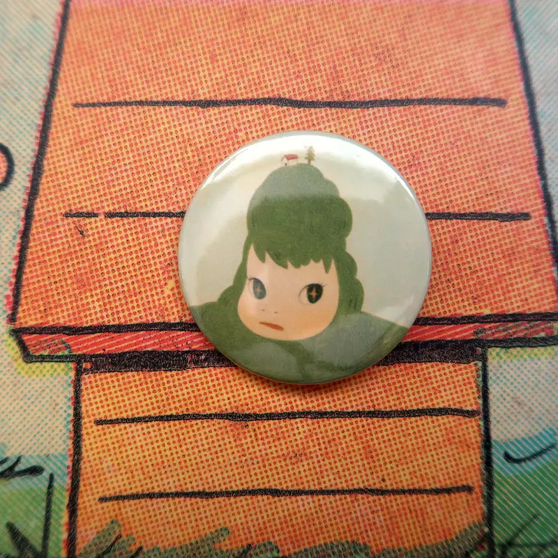 Yoshitomo Nara 44MM Pin Can Badge Button