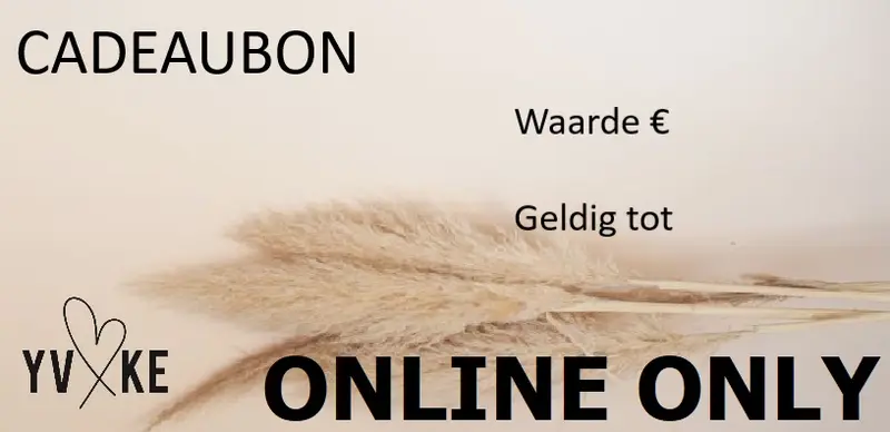 YV-KE Cadeaubon ONLINE ONLY