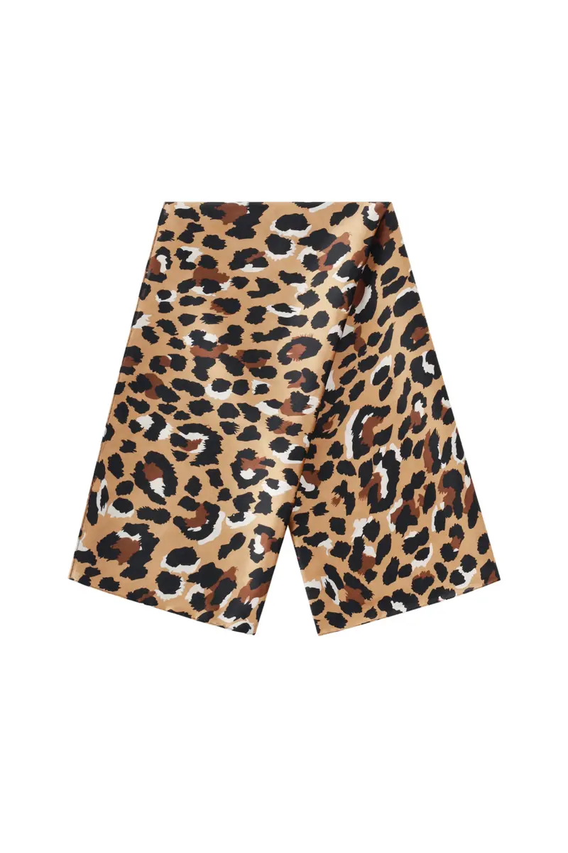 Zomer sjaaltje leopard print | Bruin