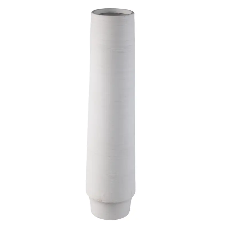 Zonna White matt ceramic high vase L PTMD