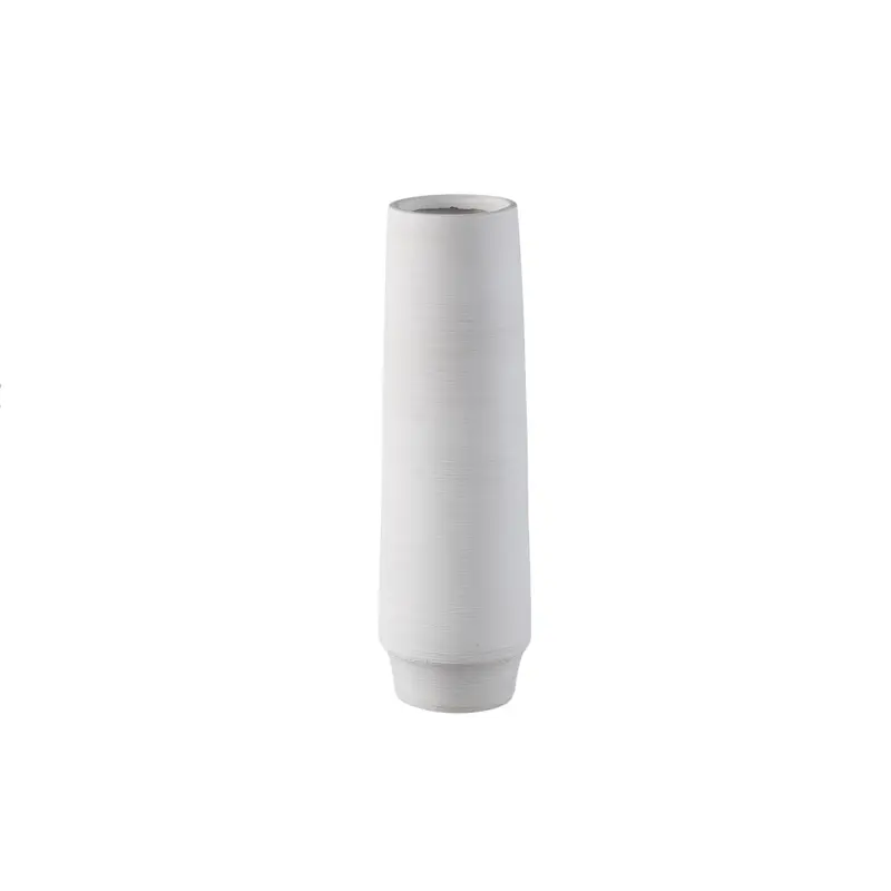 Zonna White matt ceramic high vase S PTMD