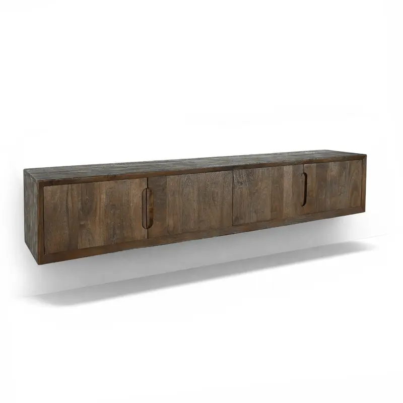 Zwevend TV-meubel Cortez Mangohout Malta 180cm Livingfurn