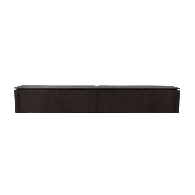 Zwevend TV-meubel Dallas Mangohout Bruin 210cm Starfurn